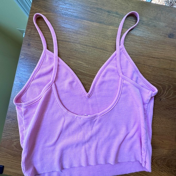 American threads Pink crop top - Picture 2 of 4